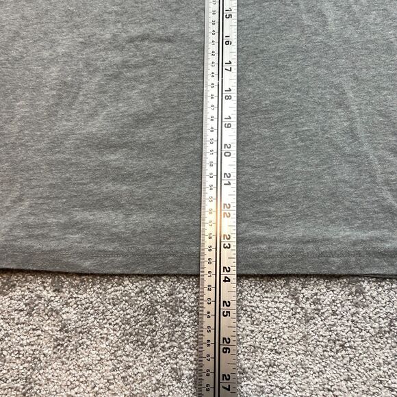 Vans Off the Wall Shirt Adult Small Light Gray Long Sleeve Crew Cotton 1966 Tee - Picture 8 of 9